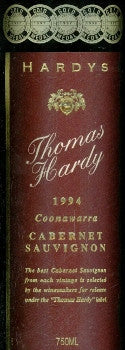 Hardy's Thomas Hardy Cabernet Sauvignon 1994 750ml, Coonawarra