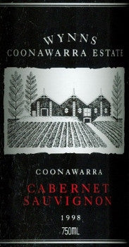 Wynns Cabernet Sauvignon 1998 750ml, Coonawarra