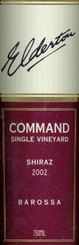 Elderton Command Shiraz 2002 750ml, Barossa Valley