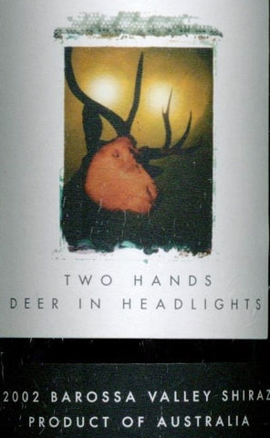 Two Hands Deer in Headlights Shiraz 2002 3L, Barossa Valley
