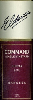 Elderton Command Shiraz 2003 750ml, Barossa Valley