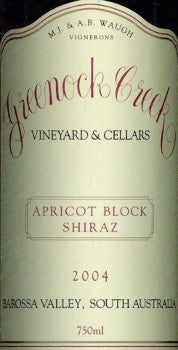 Greenock Creek Apricot Block Shiraz 2004 750ml, Barossa Valley