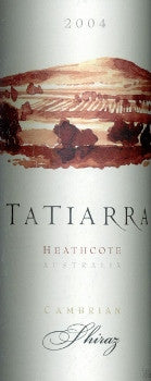 Tatiarra Cambrian Shiraz 2004 750ml, Heathcote