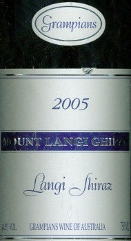 Mount Langi Ghiran Shiraz 2005 750ml, Grampians