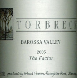 Torbreck The Factor Shiraz 2005 3L, Barossa Valley