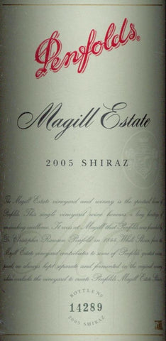 Penfolds Magill Estate Shiraz 2005 750ml, South Australia