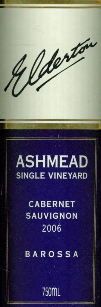 Elderton Ashmead Cabernet Sauvignon 2006 750ml, Barossa Valley