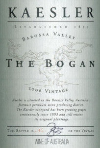 Kaesler The Bogan Shiraz 2006 1.5L, Barossa Valley