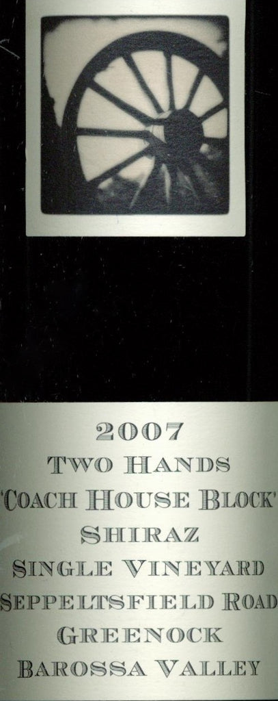 Two Hands Coach House Block Shiraz 2007 750ml, Barossa Valley