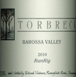 Torbreck RunRig Shiraz 2010 750ml, Barossa Valley