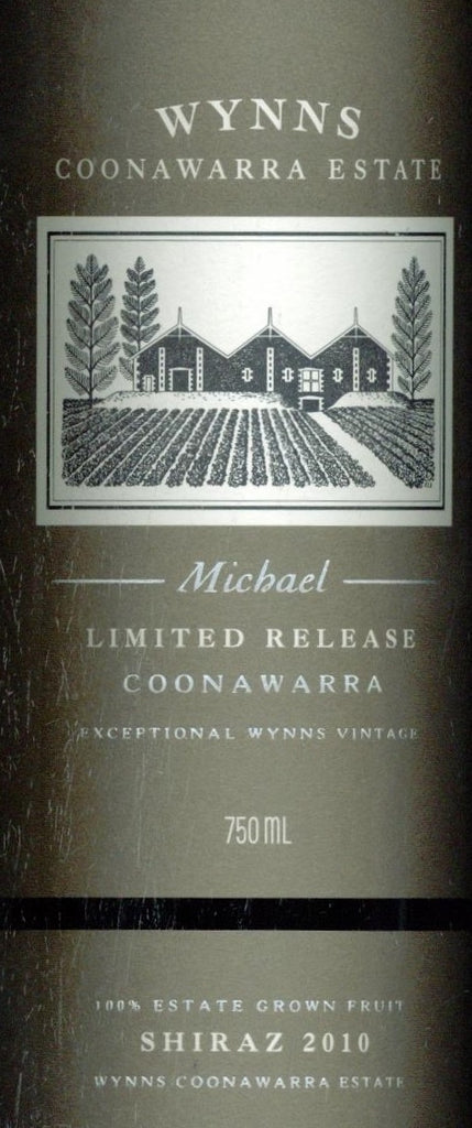 Wynns Michael Shiraz 2010 750ml, South Australia