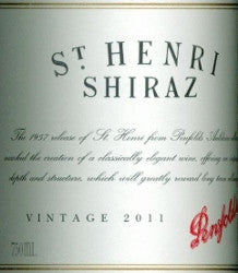 Penfolds St Henri Shiraz 2011 750ml, South Australia