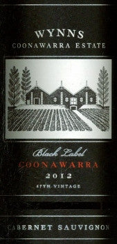 Wynns Coonawarra Estate Black Label Cabernet Sauvignon 2012 750ml, Coonawarra