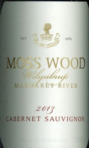 Moss Wood Cabernet Sauvignon 2013 750ml, Margaret River