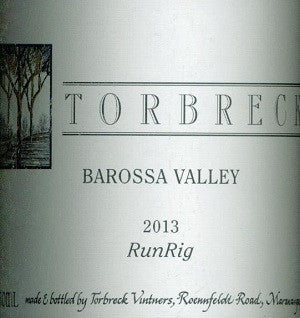 Torbreck RunRig Shiraz 2013 750ml, Barossa Valley