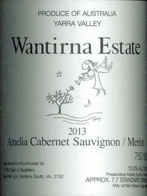 Wantirna Estate Amelia Cabernet Sauvignon Merlot 2013 750ml, Yarra Valley