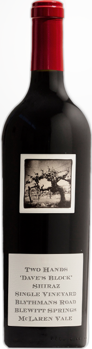 Two Hands Dave's Block Shiraz 2014 750ml, Blewitt Springs McLaren Vale