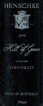 Henschke Hill of Grace Shiraz 1999 750ml, Eden Valley