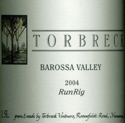 Torbreck RunRig Shiraz 2004 Double Magnum 3L, Barossa Valley