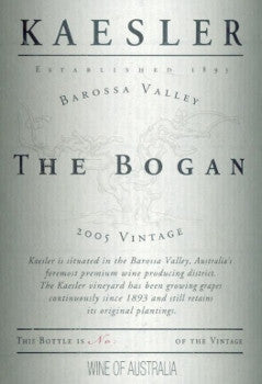 Kaesler The Bogan Shiraz 2005 magnum 1500ml, Barossa Valley
