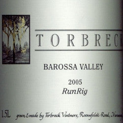 Torbreck RunRig Shiraz 2005 1.5L, Barossa Valley