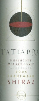 Tatiarra Trademark Shiraz 2005 750ml, Heathcote