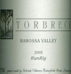 Torbreck RunRig Shiraz 2005 750ml, Barossa Valley