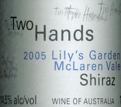Two Hands Lily's Garden Shiraz 2005 6L, McLaren Vale