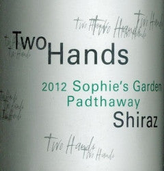 Two Hands Sophies Garden  Shiraz 2012 750ml, Padthaway