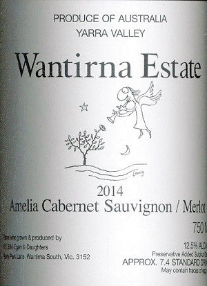 Wantirna Estate Amelia Cabernet Sauvignon Merlot 2014 750ml, Yarra Valley