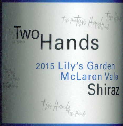 Two Hands Lilys Garden Shiraz 2015 750ml, McLaren Vale
